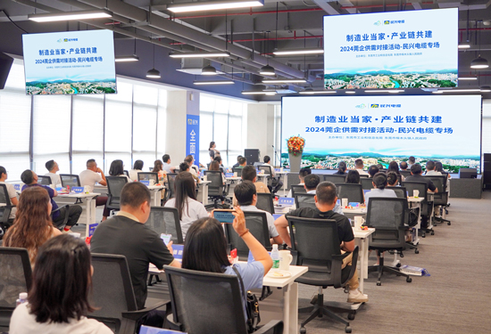 推动产业链协同发展，，，，，2024莞企供需对接专场活动在巅峰国际电缆举行