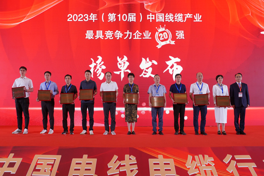 巅峰国际排广东前三、全国前列！中国最新电线电缆企业排行榜单出炉！